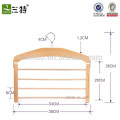 Wholesale A Grade Beech Wooden Scarf Hanger, Wood Hanger for Scarf